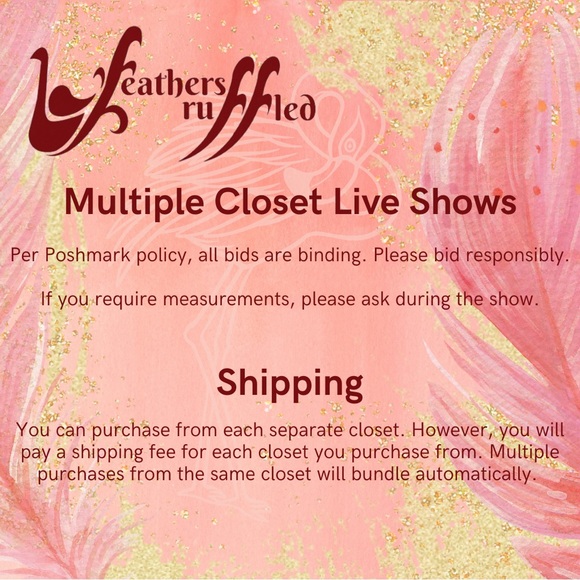 FeathersRuffled is LIVE! Welcome to my Closet! - Picture 3 of 9